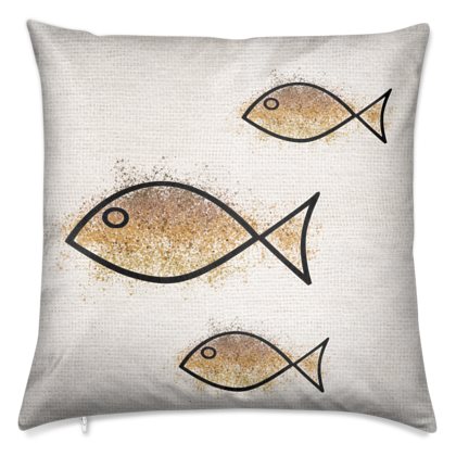 Fly Fishing Pillow | Brown Trout