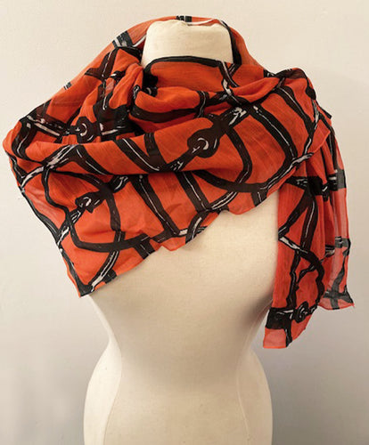 Equestrian Scarf | Bits / More Colors Available