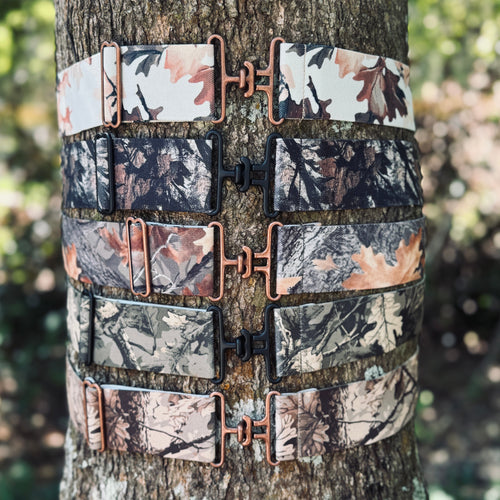 Woods Camo Elastic Belt (Multiple Colors)