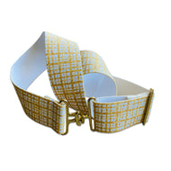 Gold Weave Elastic Belt