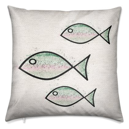 Fly Fishing Pillow | Rainbow Trout