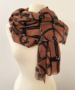 Equestrian Scarf | Bits / More Colors Available