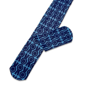 Boot Socks - Blue Ribbons